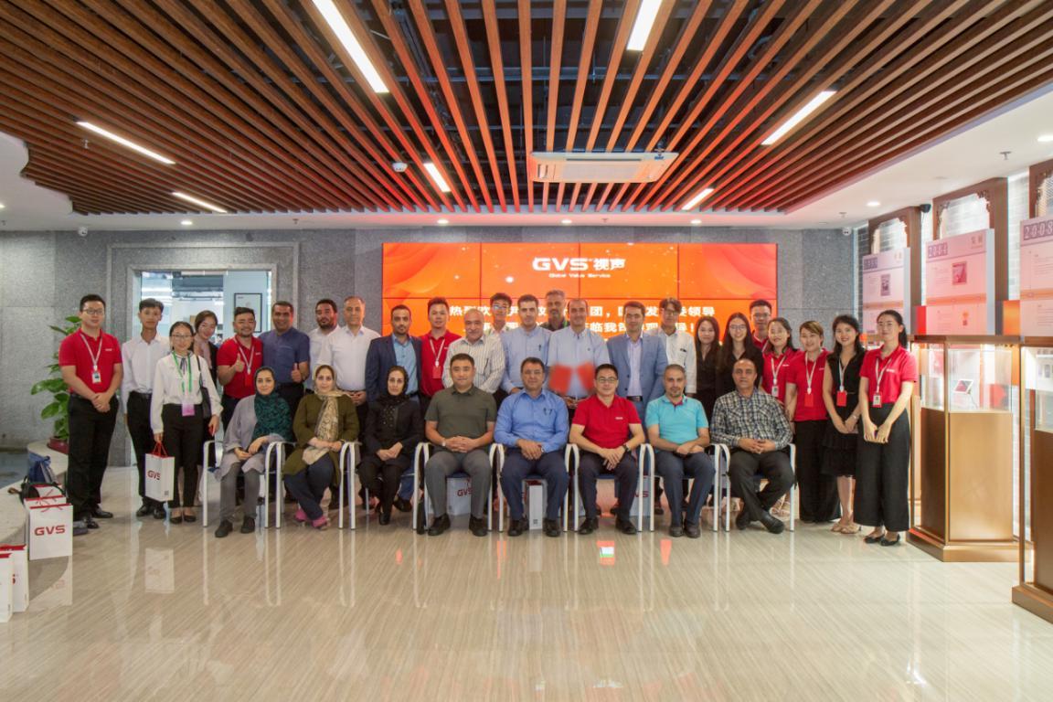 伊朗人才管理及能力發(fā)展研修班代表團蒞臨GVS視聲參觀考察