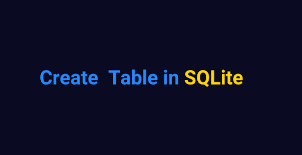sqlite table in python